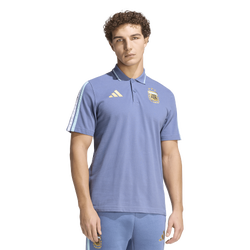 Men's - adidas Argentina Alphaskin Polo - Crew Blue