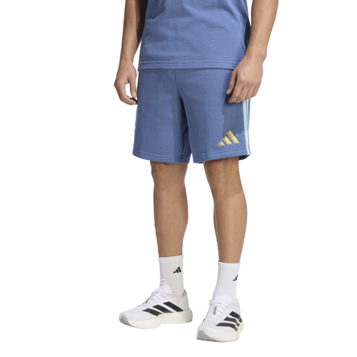  - adidas Argentina Dna Fleece Shorts - Crew Blue