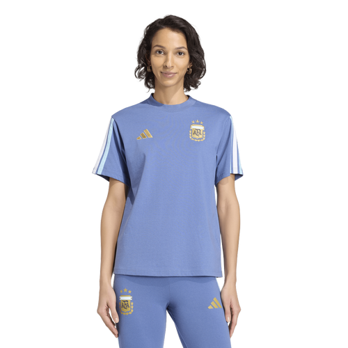 WOMENS - adidas Argentina Alphaskin Tee - Crew Blue