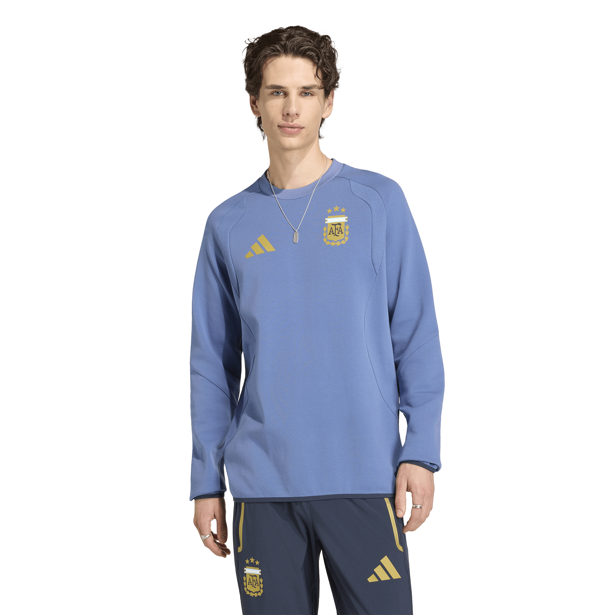 adidas Argentina Tiro Travel Crew Jumper - Men's