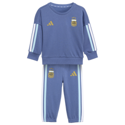Boys' Toddler - adidas Argentina Alphaskin Baby Jogger Set - Crew Blue