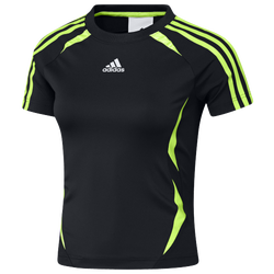 Women's - adidas Teamgeist T-Shirt - Black/Signal Green