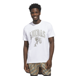 Men's - adidas Collegiate Arch Graphic T-Shirt - White