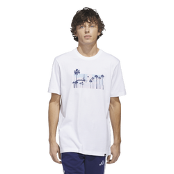 Men's - adidas Summer Sunset Graphic T-Shirt - White