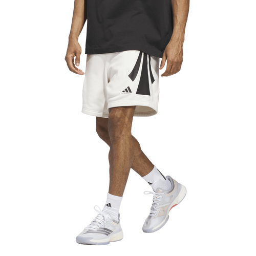  - adidas Basketball 3-Stripes Shorts - Chalk White