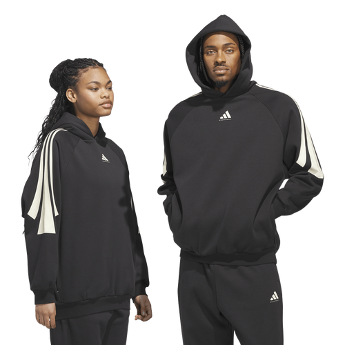 adidas Basketball 3-Stripes Fleece Hoodie - adidas Black