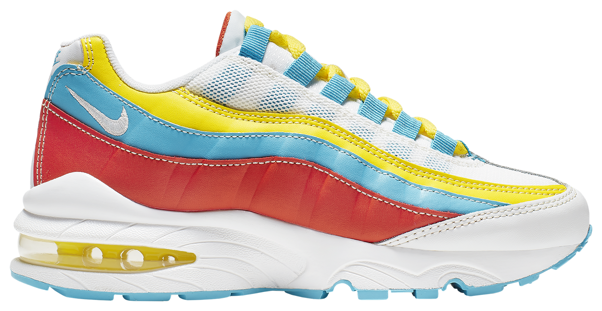 navy blue and yellow air max 95