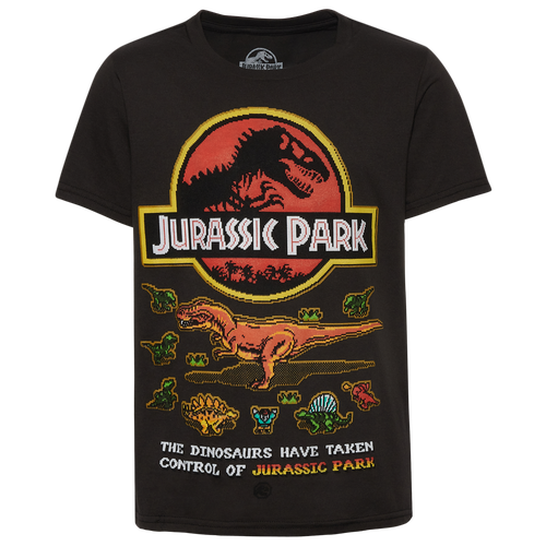 

Boys Jurassic Park Jurassic Park Jurassic Park Culture T-Shirt - Boys' Grade School Black/Black Size L