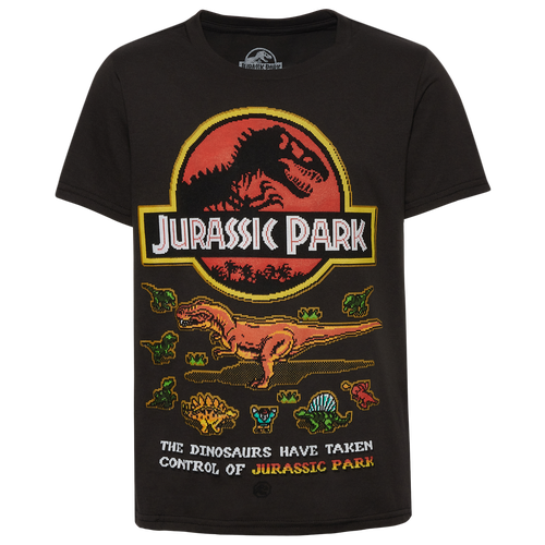 

Boys Jurassic Park Jurassic Park Jurassic Park Culture T-Shirt - Boys' Grade School Black/Black Size S