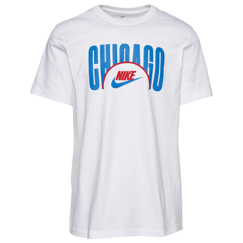 

Nike Mens Nike City Force T-Shirt - Mens White/Blue/Red Size S