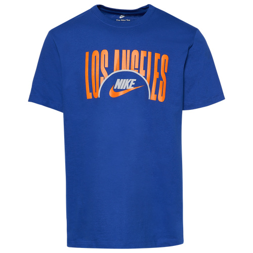 

Nike Mens Nike City Force T-Shirt - Mens Royal/Orange Size L