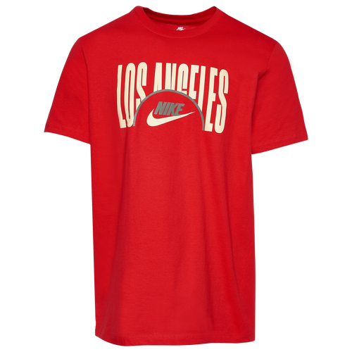 

Nike Mens Nike City Force T-Shirt - Mens Red/Red Size S