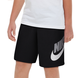 Boys' Grade School - Nike NSW Club Shorts - White/Grey/Black