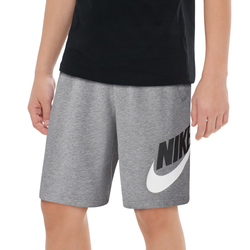 Boys' Grade School - Nike NSW Club HBR Shorts - Carbon Heather/Smoke Grey