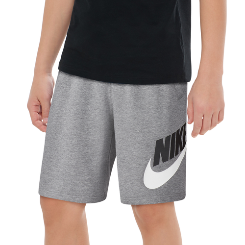 

Nike Boys Nike NSW Club Shorts - Boys' Grade School Smoke Grey/Carbon Heather Size XL