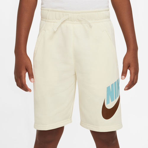 

Boys Nike Nike Club HBR Shorts - Boys' Grade School Coconut Milk/Coconut Milk/Cacao Wow Size S