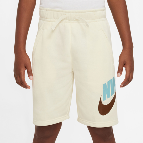 

Boys Nike Nike Club HBR Shorts - Boys' Grade School Coconut Milk/Coconut Milk/Cacao Wow Size XL