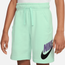 Nike Club HBR Shorts - Boys' Grade School Green/Purple