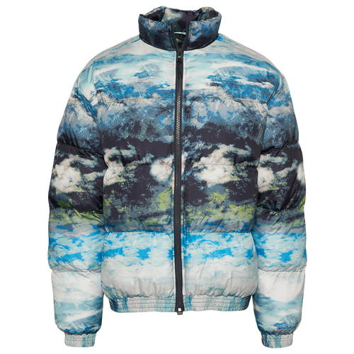 

LCKR Mens LCKR Puffer Jacket - Mens Multi/White Size XL