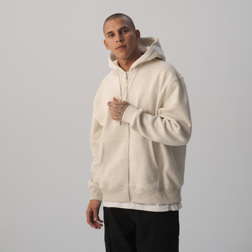 

LCKR Mens LCKR Zip Hoodie - Mens White/White Size 3XL