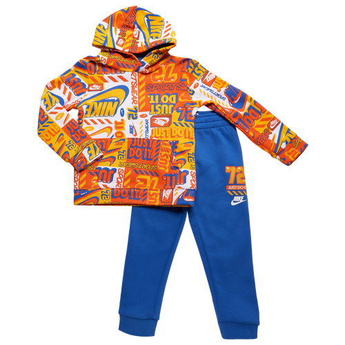 

Boys Nike Nike Cool After School Hoodie Set - Boys' Toddler Royal/White Size 2T