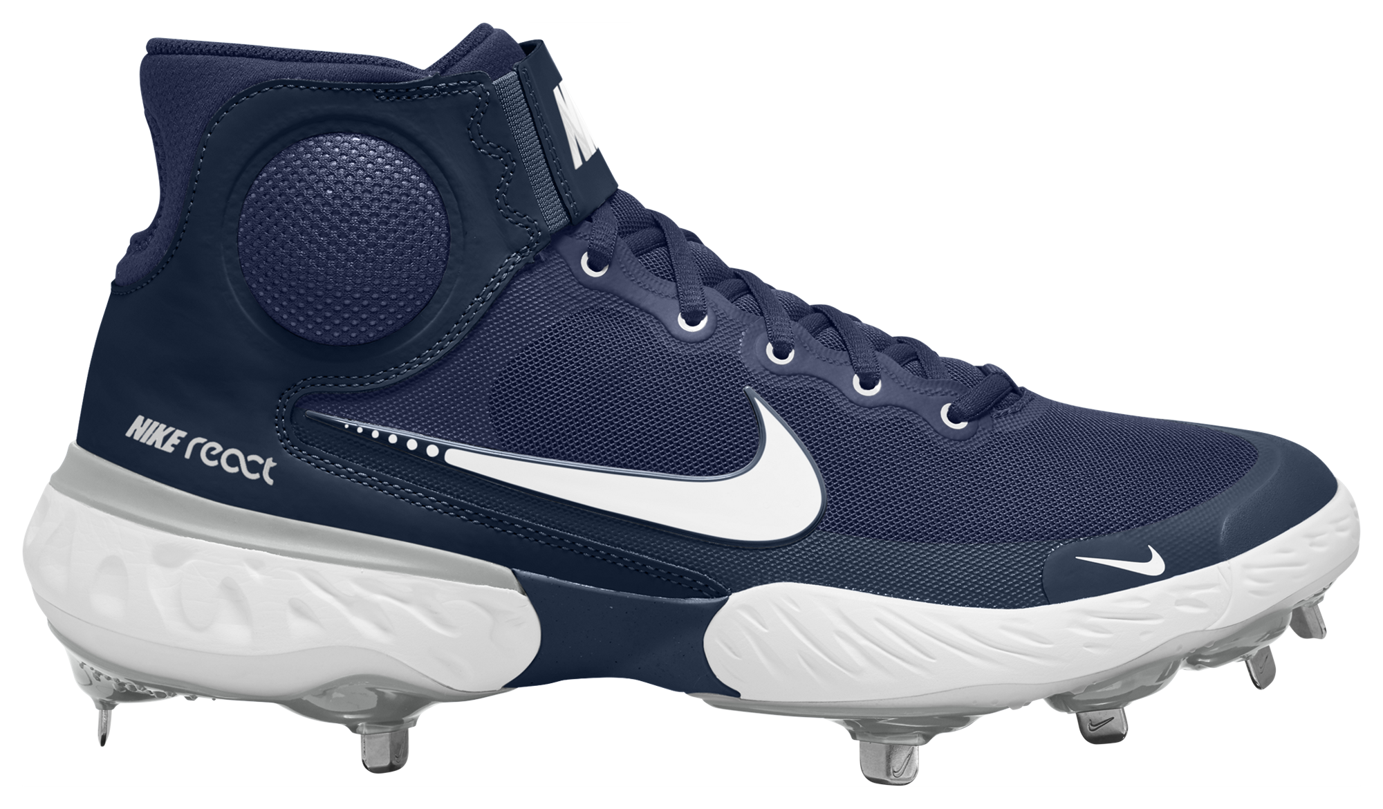 nike baseball cleats navy blue