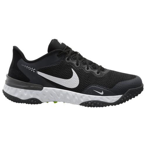 Nike Alpha Huarache Elite 3 Turf - Men's Turf Shoes - Black / White / Iron Grey - CK0748-003