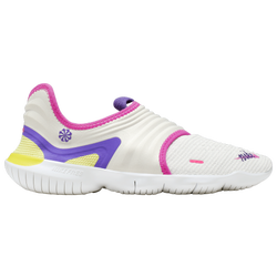 Women's - Nike Free RN Flyknit 3.0 - Pure Platinum/Psychic Purple/White