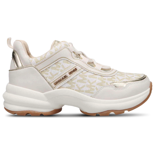 

Girls Preschool Michael Kors Michael Kors Olympia - Girls' Preschool Shoe Cream/Gold Size 01.0