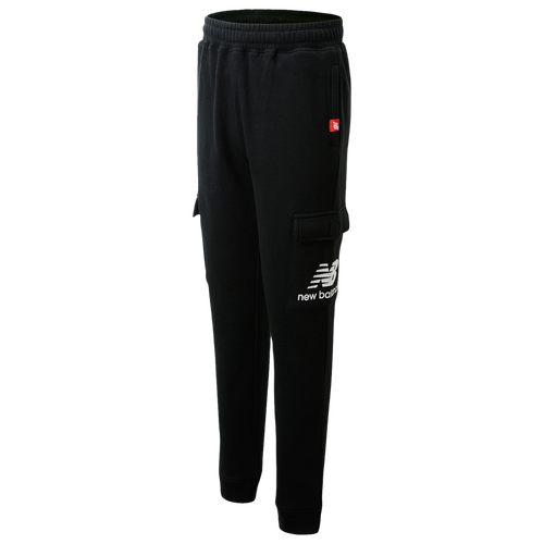 BOYS - New Balance Fleece Joggers - Black