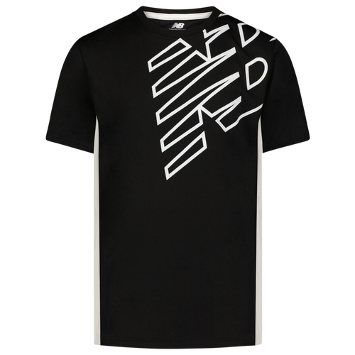 

New Balance Boys New Balance Core Poly T-Shirt - Boys' Grade School Black Size M