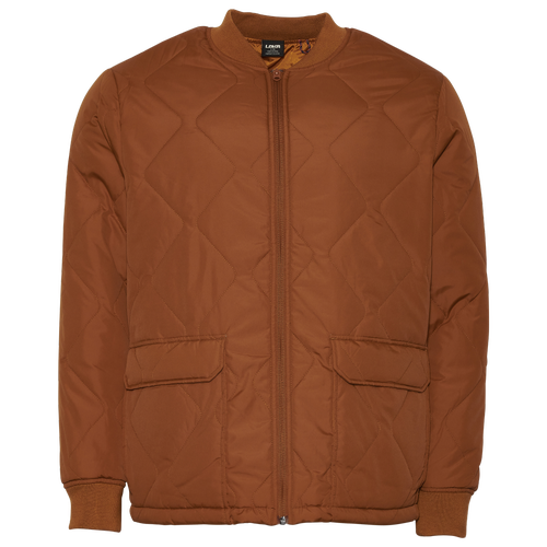 

LCKR Mens LCKR Quilted Jacket - Mens Brown/Brown Size M