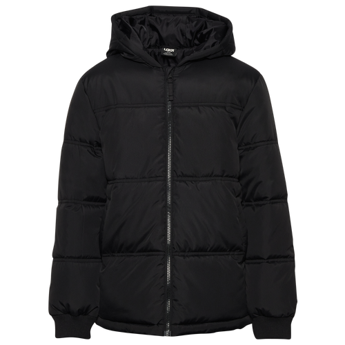 

Boys LCKR LCKR Puffer Jacket - Boys' Grade School Black Size S