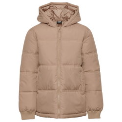 Boys' Grade School - LCKR Puffer Jacket - Tan/Walnut