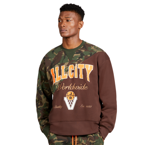 

All City By Just Don Mens All City By Just Don Fleece Top - Mens Multi/Black Size XXL