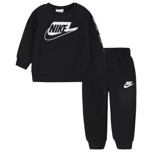 

Boys Infant Nike Nike Seasonal Lightweight Fleece Set - Boys' Infant Black/White Size 12MO