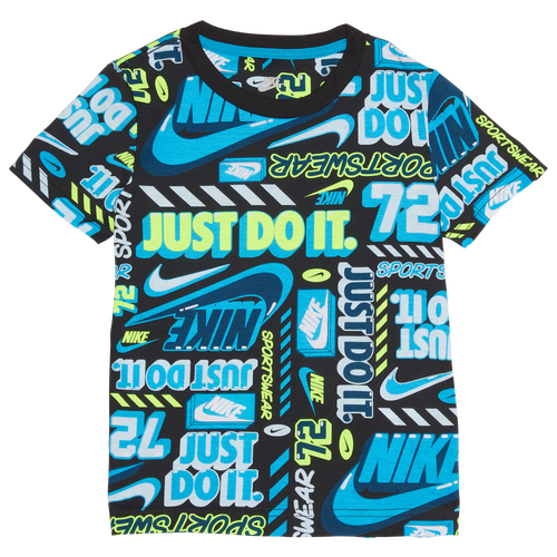 

Boys Nike Nike Cool After School T-Shirt - Boys' Toddler Black/Multi Size 2T