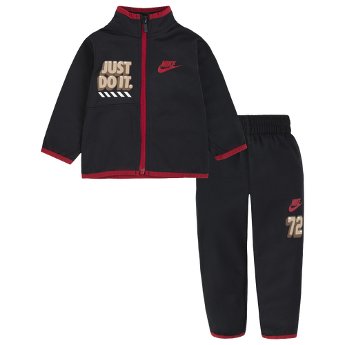 

Boys Infant Nike Nike Tricot Set - Boys' Infant Black/Tan Size 18MO