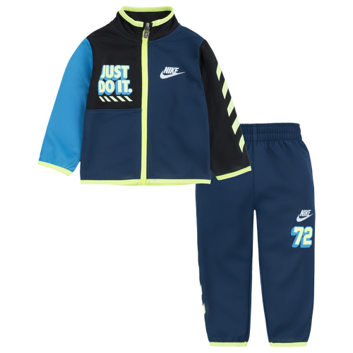 

Nike Boys Nike Tricot Set - Boys' Infant Blue/Black Size 12MO