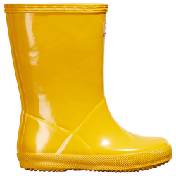 Girls' Toddler - Hunter Original Gloss Boot - Yellow/Yellow