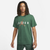Jordan Air Wordmark T-Shirt - Men's Noble Green/Bordeaux/Archaeo Brown