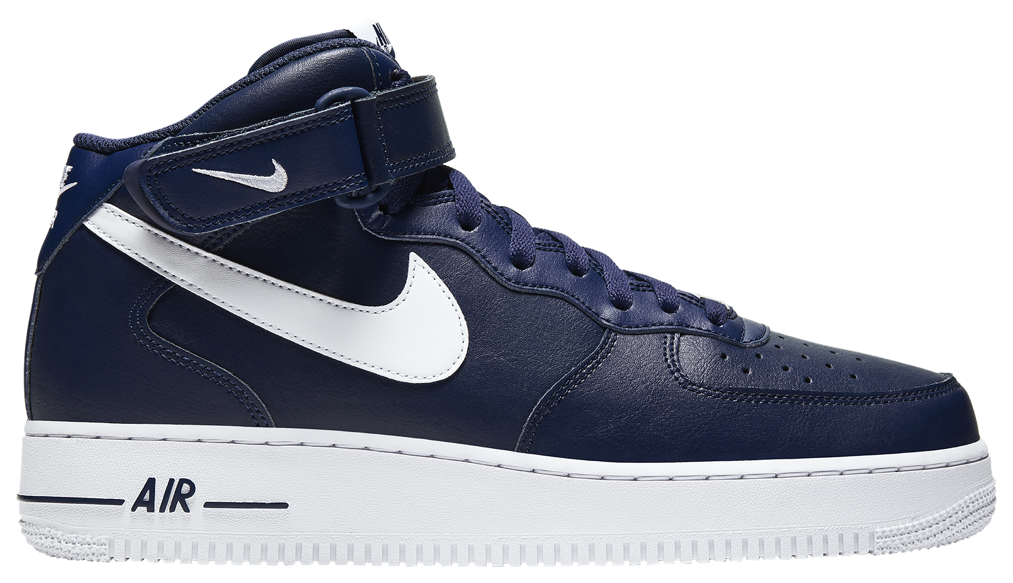 mens navy blue air force ones