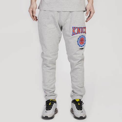 Pro Standard Mens  Knicks Crest Emblem Fleece Sweatpant In Gray