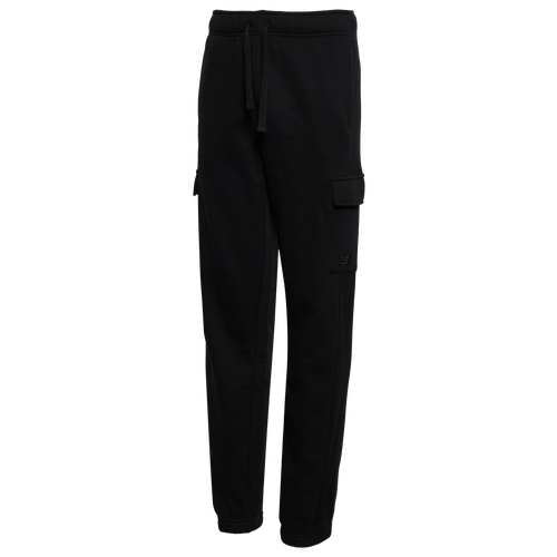 New Balance Boys   Athletics Cargo Fleece Pants In Black