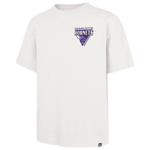 47 Brand Mens Charlotte Hornets NBA Alternate Under Bar Foundation T-Shirt - - Sandstone