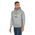 Nike Stripe GFX Hoodie - Men's Dark Grey Heather/White