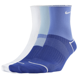 Women's - Nike Lightweight 3 Pack Quarter Socks - Multi