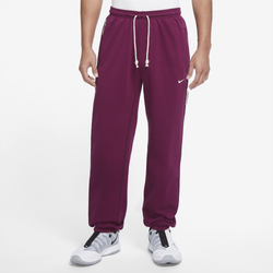 Men's - Nike Standard Issue Pants - Sangria/Pale Ivory