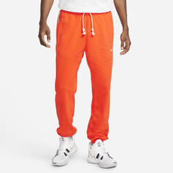 Men's - Nike Standard Issue Pants - Team Orange/Pale Ivory