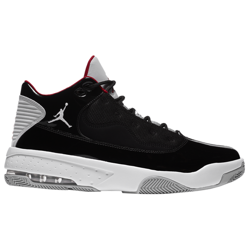 jordan max aura black black gym red